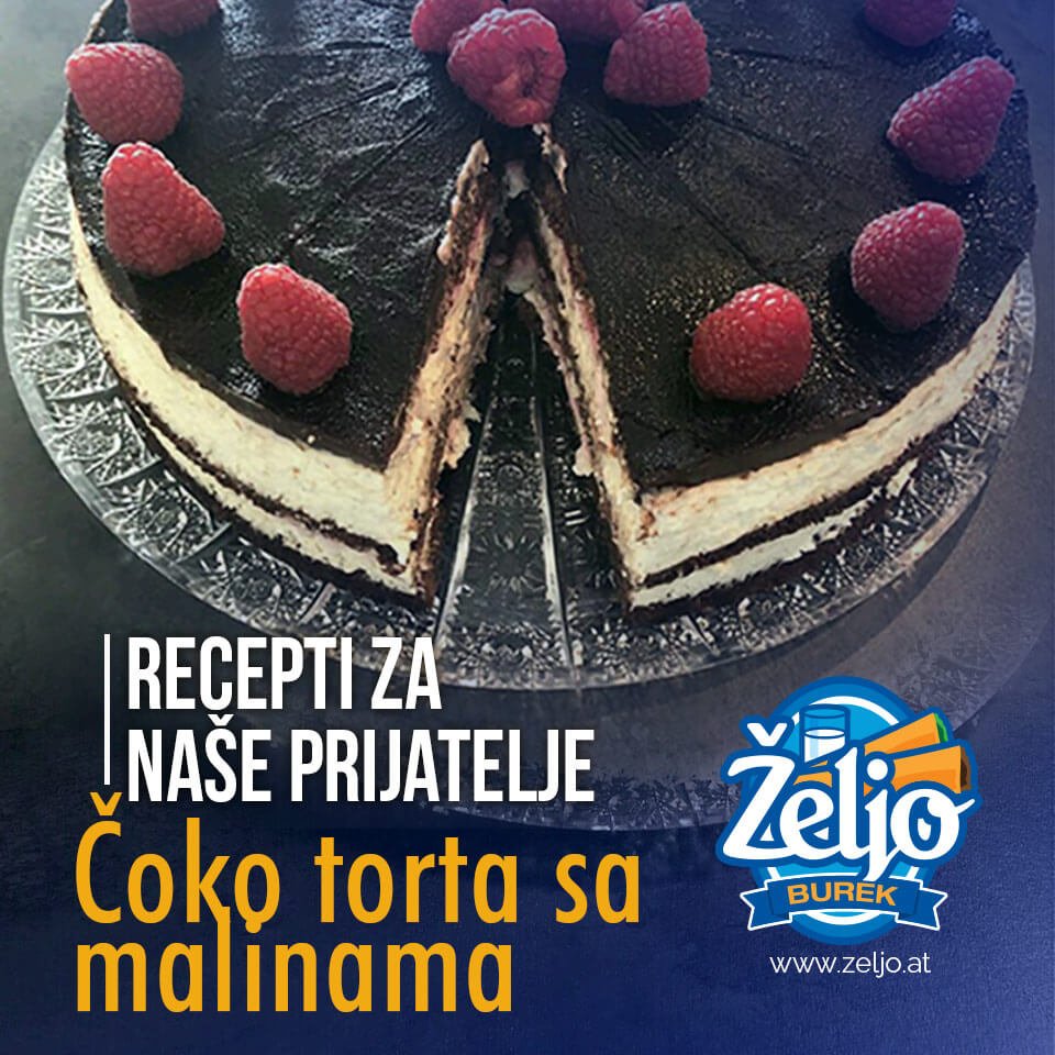 Schoko-himbeere torte